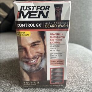 Just For Men Control  Grey Reducing Beard Hair Wash Control GX (3 Total)
